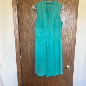 Sleeveless Teal Dress